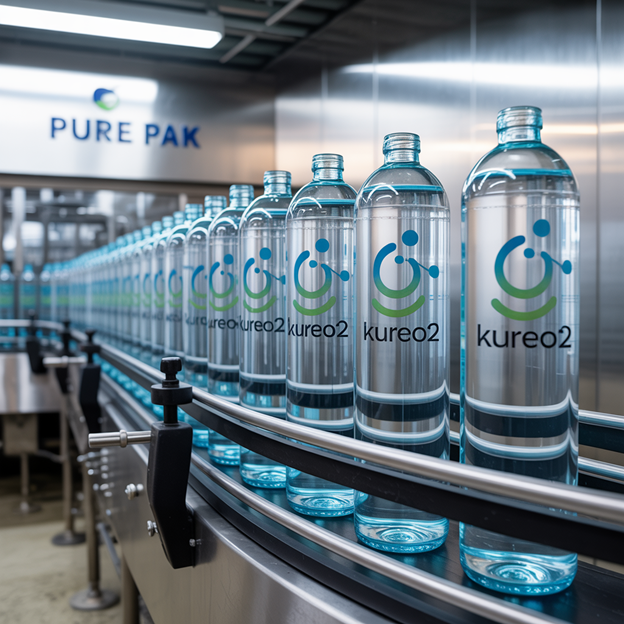 Pure Pak bottling production line