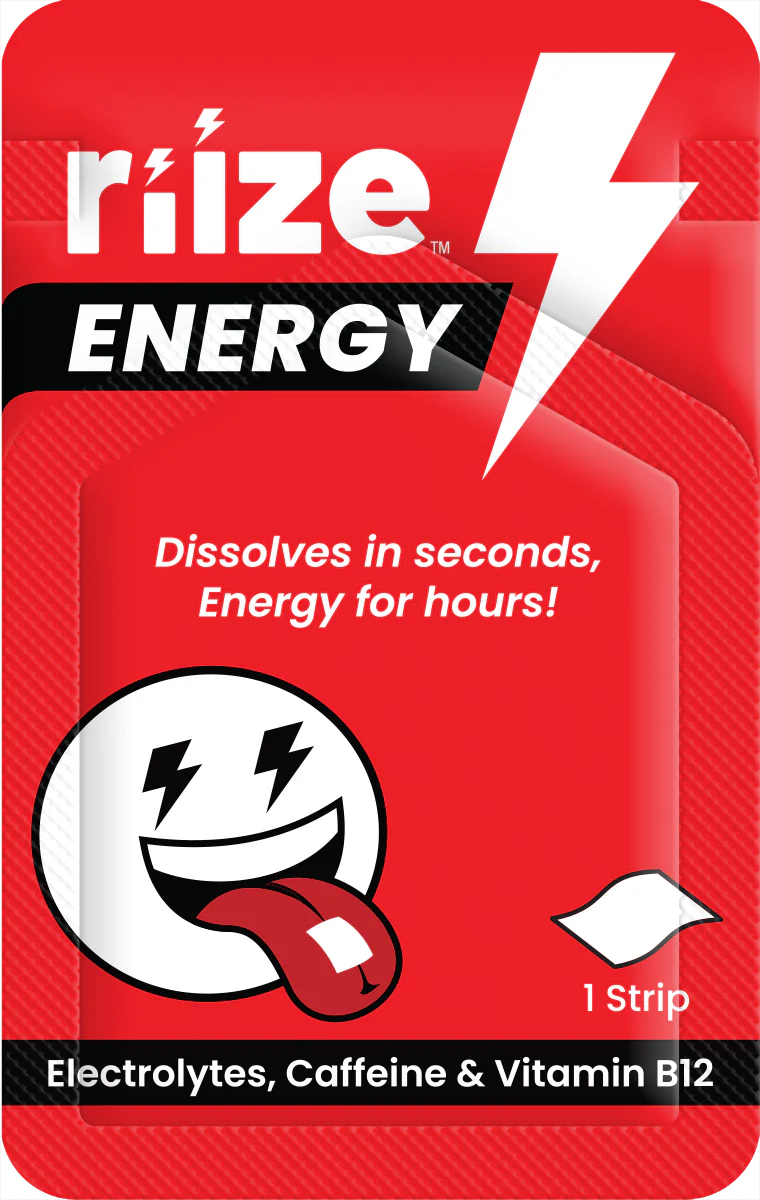 Riize Energy Strip — dissolves in seconds, energy for hours